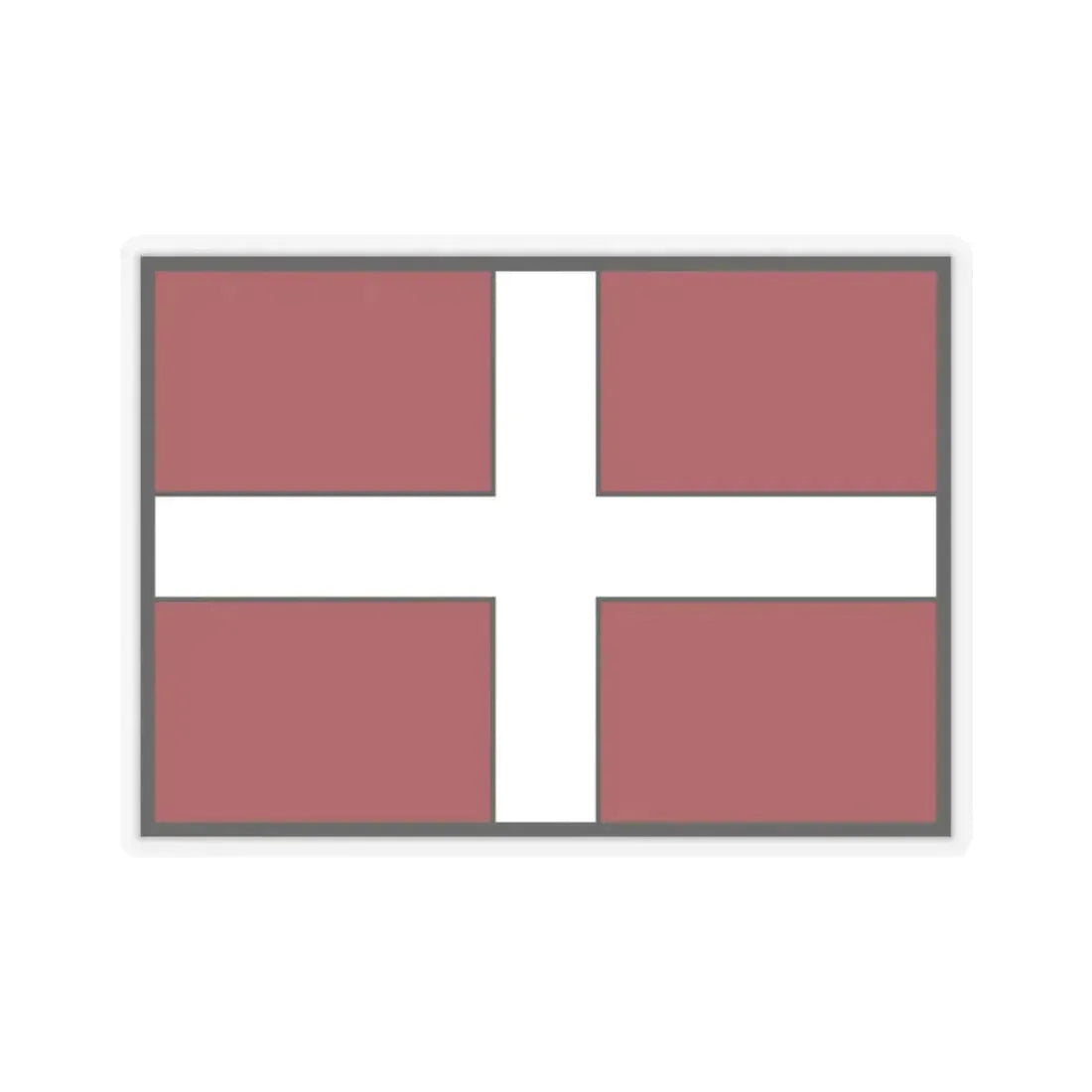 Flag of Asti Italy - STICKER Vinyl Kiss-Cut Decal 3 Inch Transparent - The Sticker Space