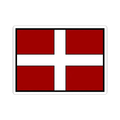 Flag of Asti Italy - STICKER Vinyl Kiss-Cut Decal 3 Inch White - The Sticker Space