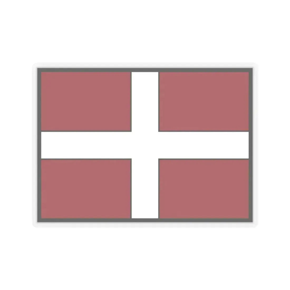 Flag of Asti Italy - STICKER Vinyl Kiss-Cut Decal 4 Inch Transparent - The Sticker Space