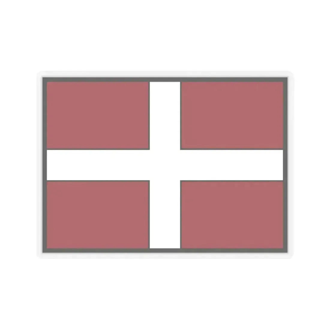 Flag of Asti Italy - STICKER Vinyl Kiss-Cut Decal 6 Inch Transparent - The Sticker Space