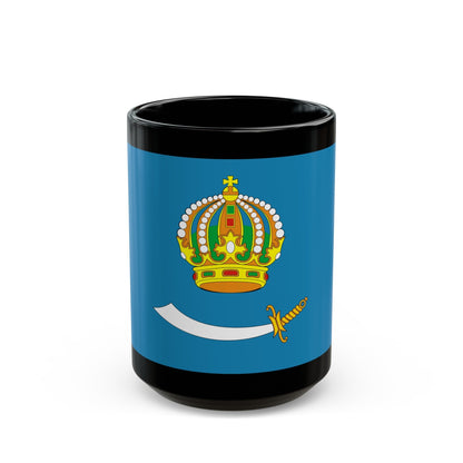 Flag of Astrakhan Oblast Russia - Black Coffee Mug-15oz-The Sticker Space