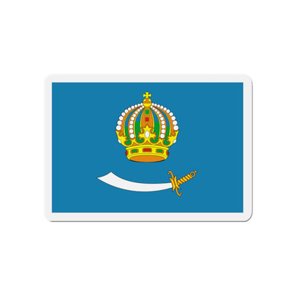 Flag of Astrakhan Oblast Russia - Die-Cut Magnet-4" x 4"-The Sticker Space