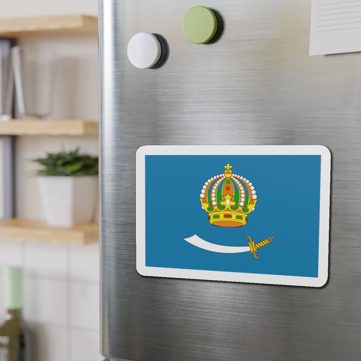 Flag of Astrakhan Oblast Russia - Die-Cut Magnet-The Sticker Space