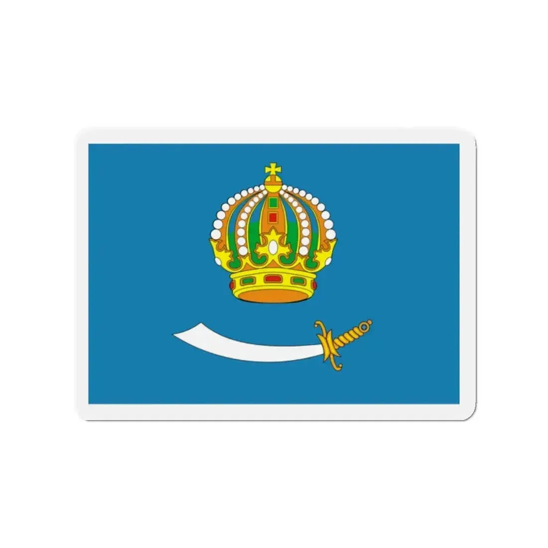 Flag of Astrakhan Oblast Russia - Refrigerator Magnet - The Sticker Space