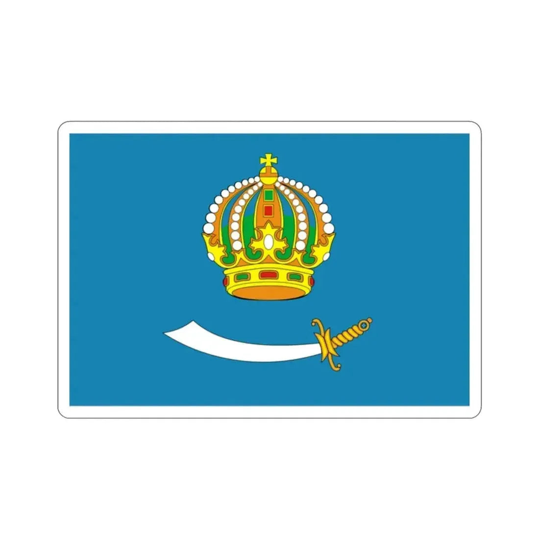 Flag of Astrakhan Oblast Russia STICKER Vinyl Die-Cut Decal - The Sticker Space