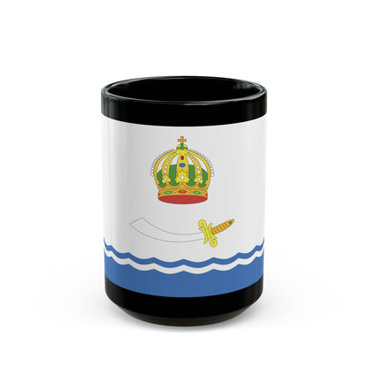 Flag of Astrakhan Russia - Black Coffee Mug-15oz-The Sticker Space