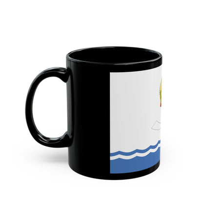 Flag of Astrakhan Russia - Black Coffee Mug-The Sticker Space