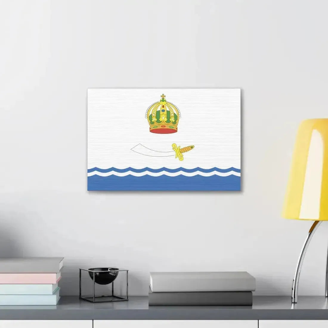 Flag of Astrakhan Russia - Canvas Wall Art - The Sticker Space