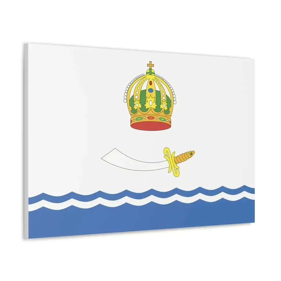 Flag of Astrakhan Russia - Canvas Wall Art - The Sticker Space