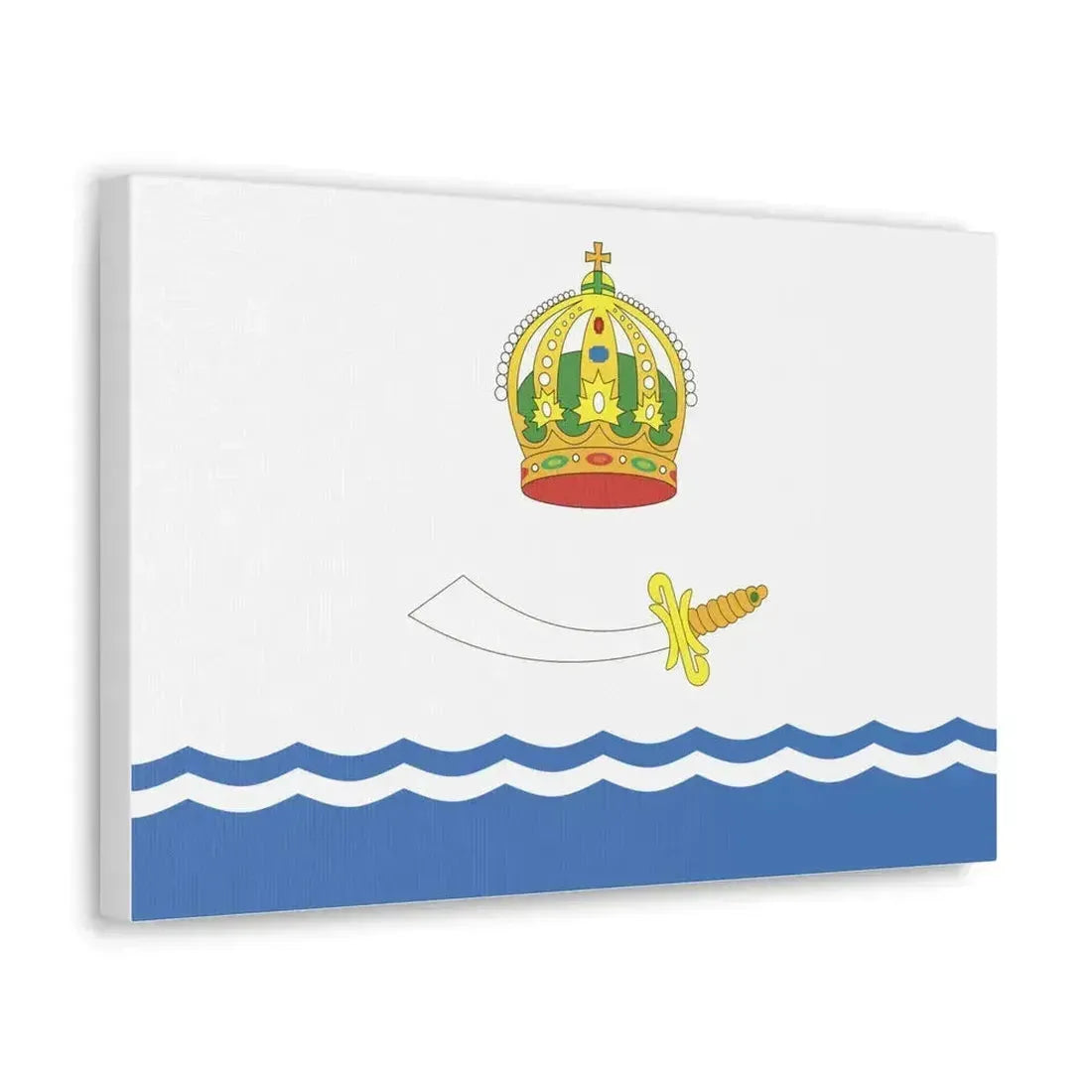 Flag of Astrakhan Russia - Canvas Wall Art - The Sticker Space