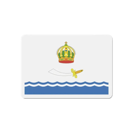 Flag of Astrakhan Russia - Refrigerator Magnet 6 Inch - The Sticker Space