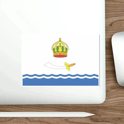 Flag of Astrakhan Russia STICKER Vinyl Die-Cut Decal - The Sticker Space