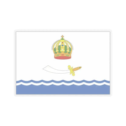 Flag of Astrakhan Russia - STICKER Vinyl Kiss-Cut Decal 2 Inch Transparent - The Sticker Space
