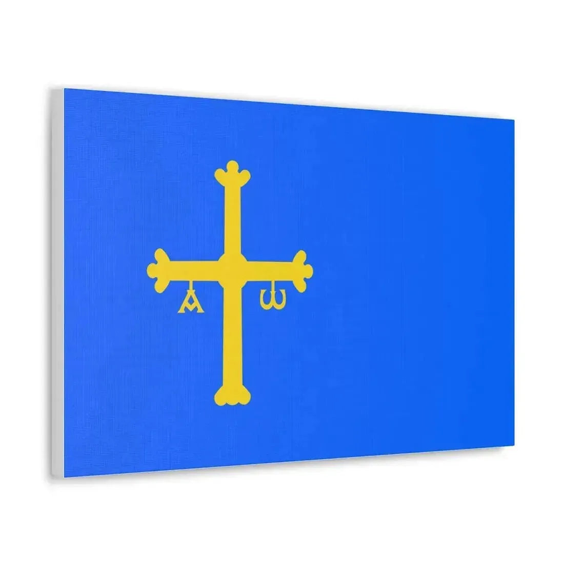 Flag of Asturias Spain - Canvas Wall Art - The Sticker Space