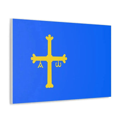 Flag of Asturias Spain - Canvas Wall Art - The Sticker Space