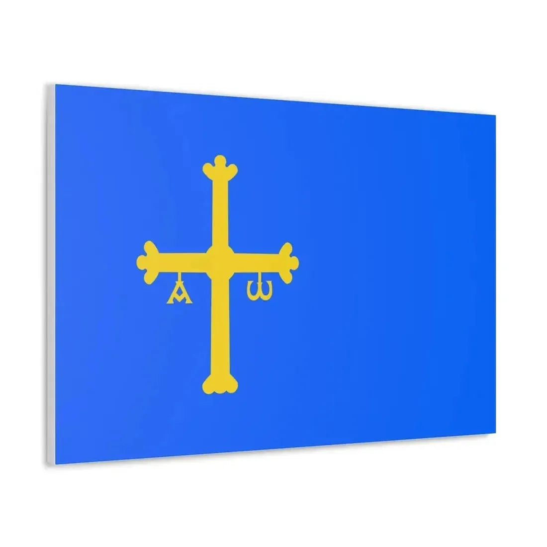 Flag of Asturias Spain - Canvas Wall Art - The Sticker Space