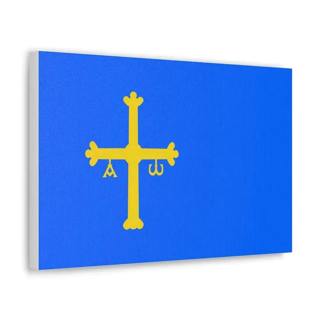 Flag of Asturias Spain - Canvas Wall Art - The Sticker Space