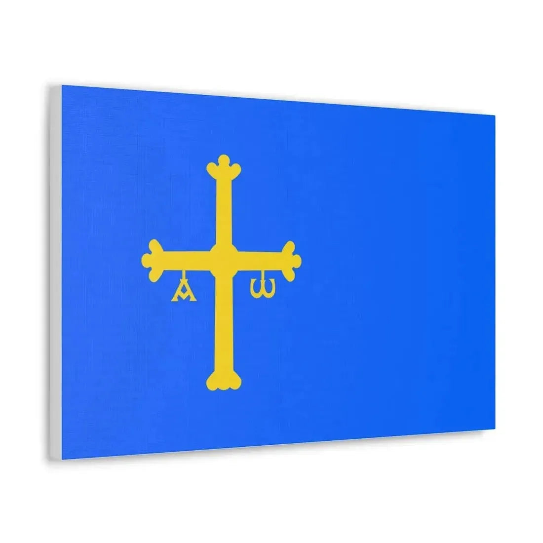 Flag of Asturias Spain - Canvas Wall Art - The Sticker Space