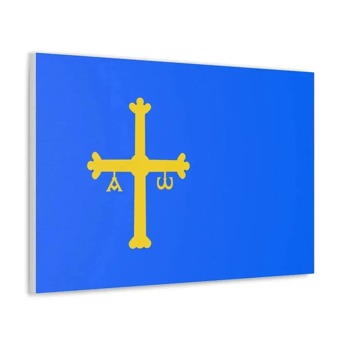 Flag of Asturias Spain - Canvas Wall Art - The Sticker Space