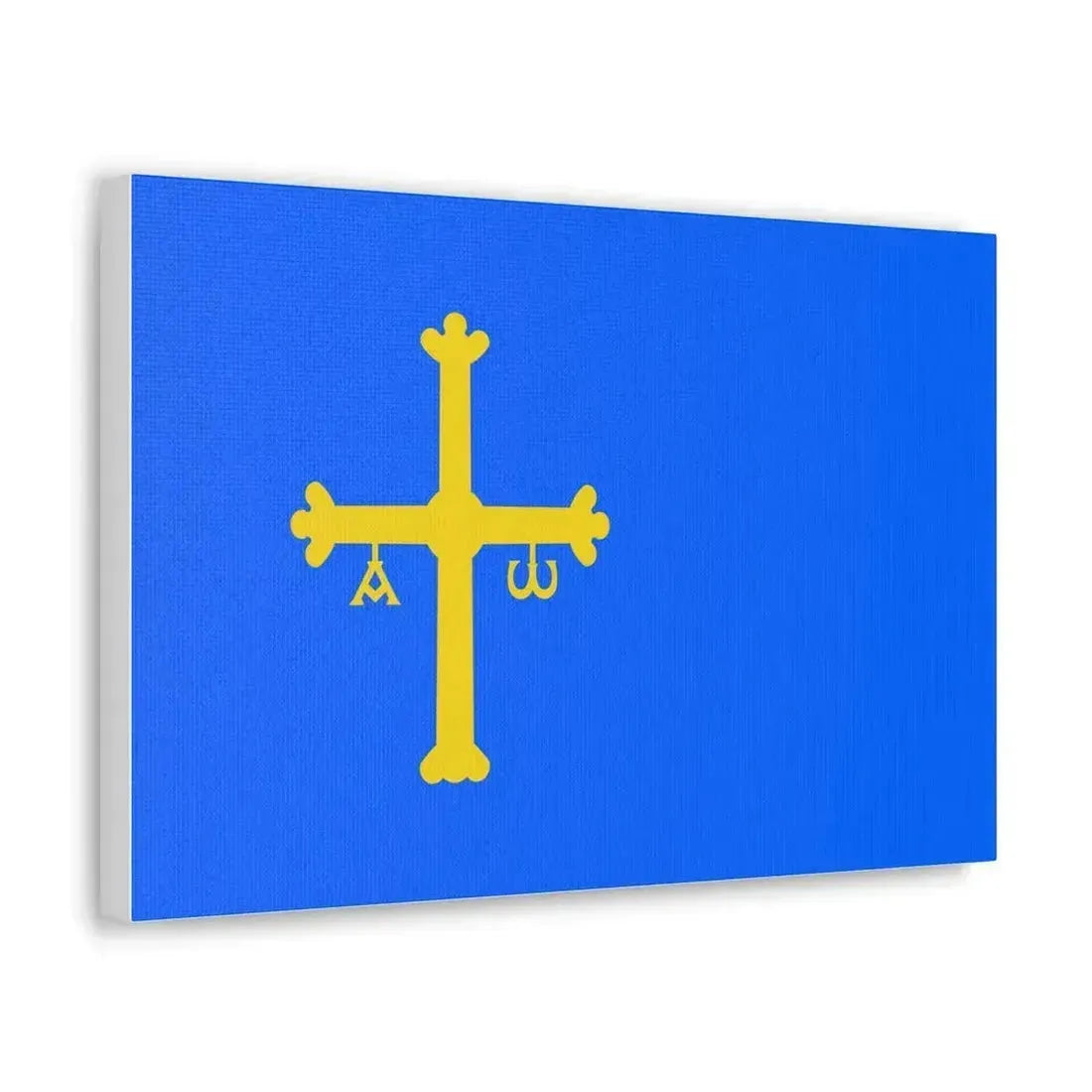 Flag of Asturias Spain - Canvas Wall Art - The Sticker Space