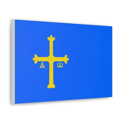 Flag of Asturias Spain - Canvas Wall Art - The Sticker Space