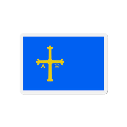 Flag of Asturias Spain - Die-Cut Magnet-5" x 5"-The Sticker Space