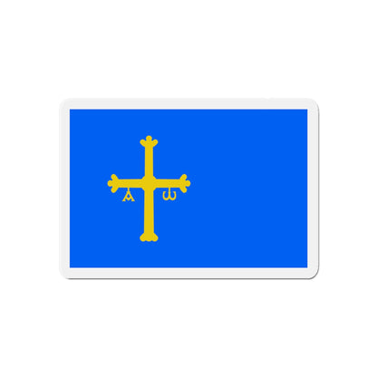 Flag of Asturias Spain - Die-Cut Magnet-6 × 6"-The Sticker Space