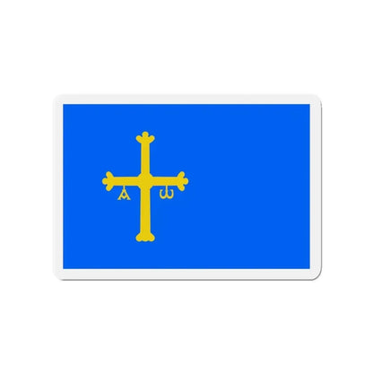 Flag of Asturias Spain - Refrigerator Magnet 3 Inch - The Sticker Space