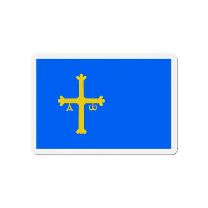 Flag of Asturias Spain - Refrigerator Magnet 4 Inch - The Sticker Space
