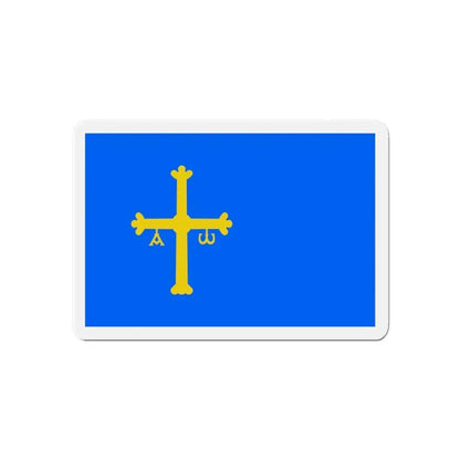 Flag of Asturias Spain - Refrigerator Magnet 6 Inch - The Sticker Space