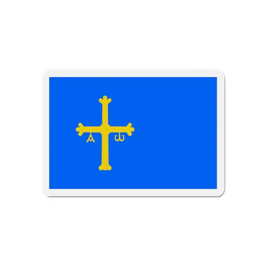 Flag of Asturias Spain - Refrigerator Magnet 6 Inch - The Sticker Space