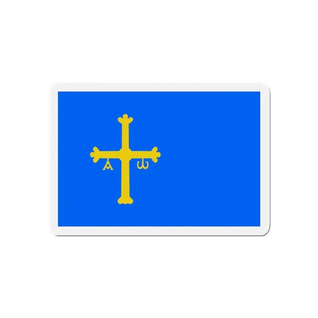 Flag of Asturias Spain - Refrigerator Magnet - The Sticker Space