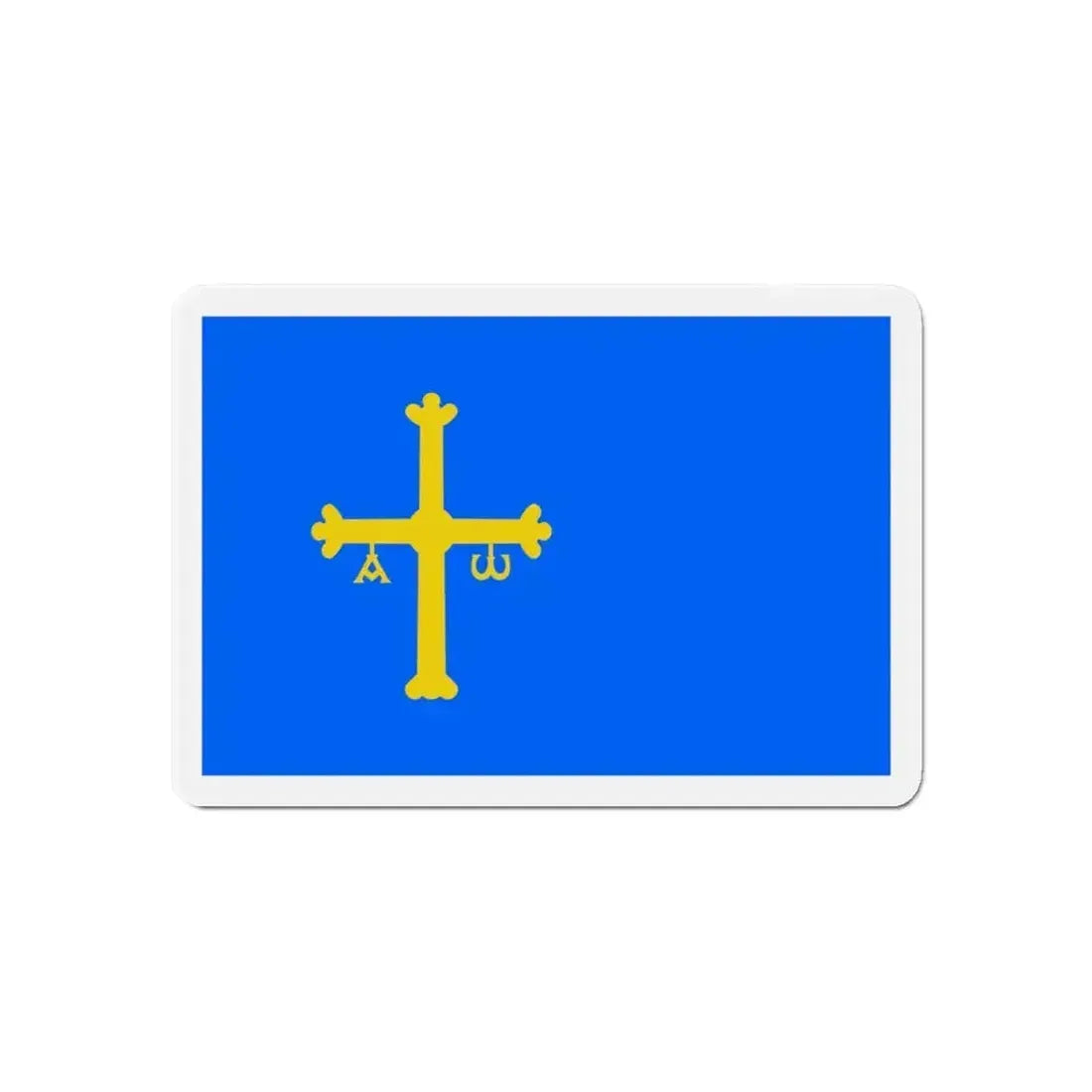 Flag of Asturias Spain - Refrigerator Magnet - The Sticker Space