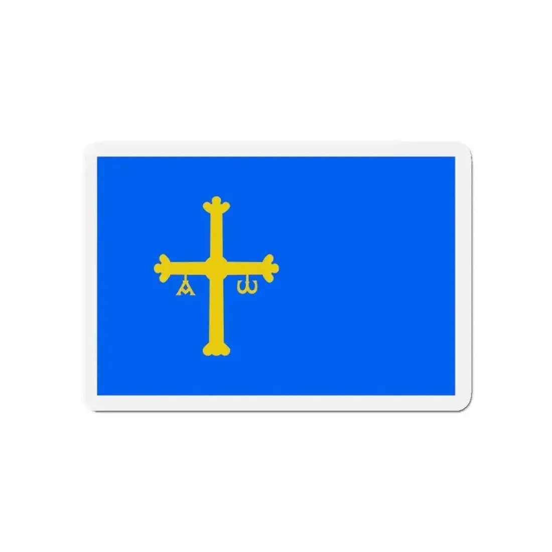 Flag of Asturias Spain - Refrigerator Magnet - The Sticker Space