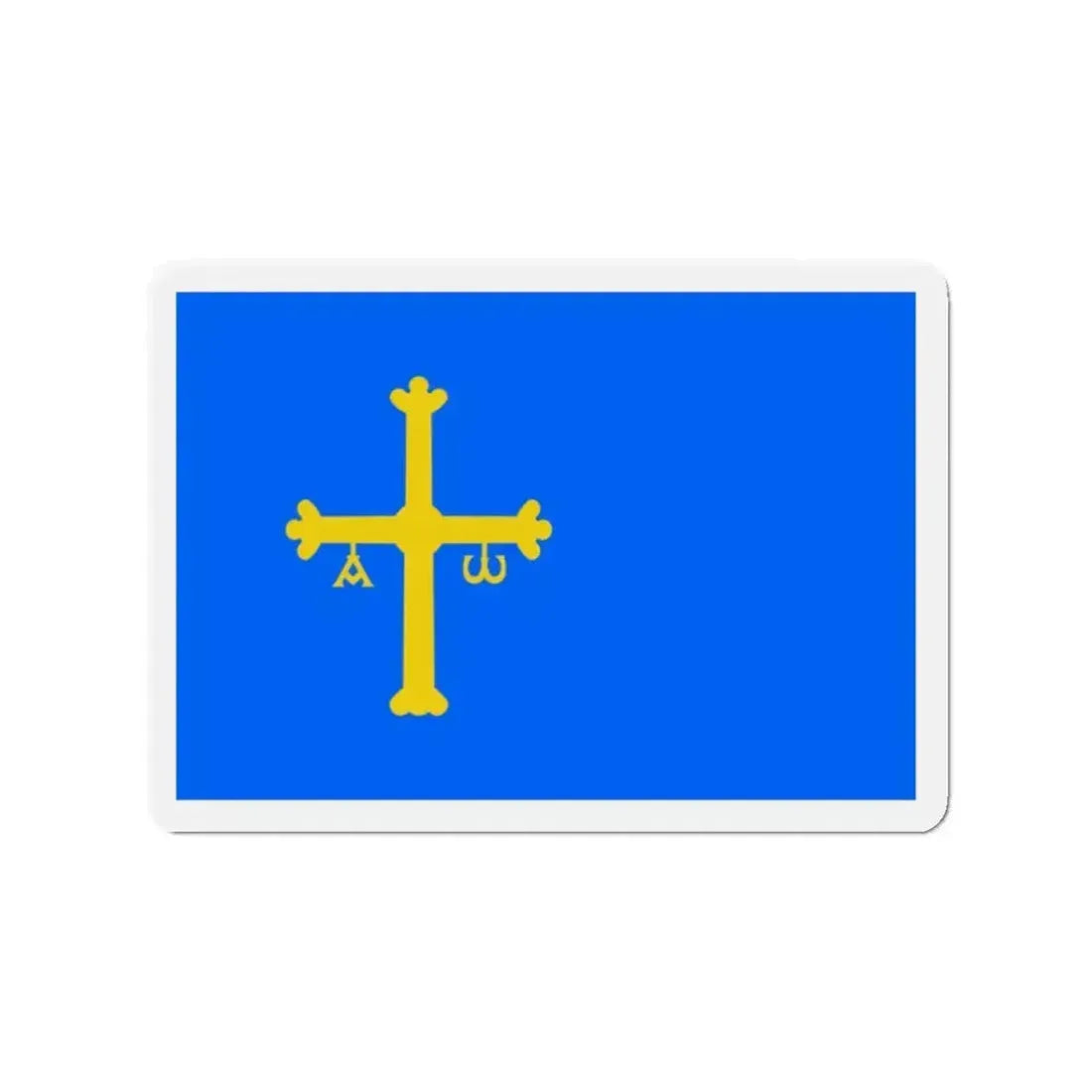 Flag of Asturias Spain - Refrigerator Magnet - The Sticker Space