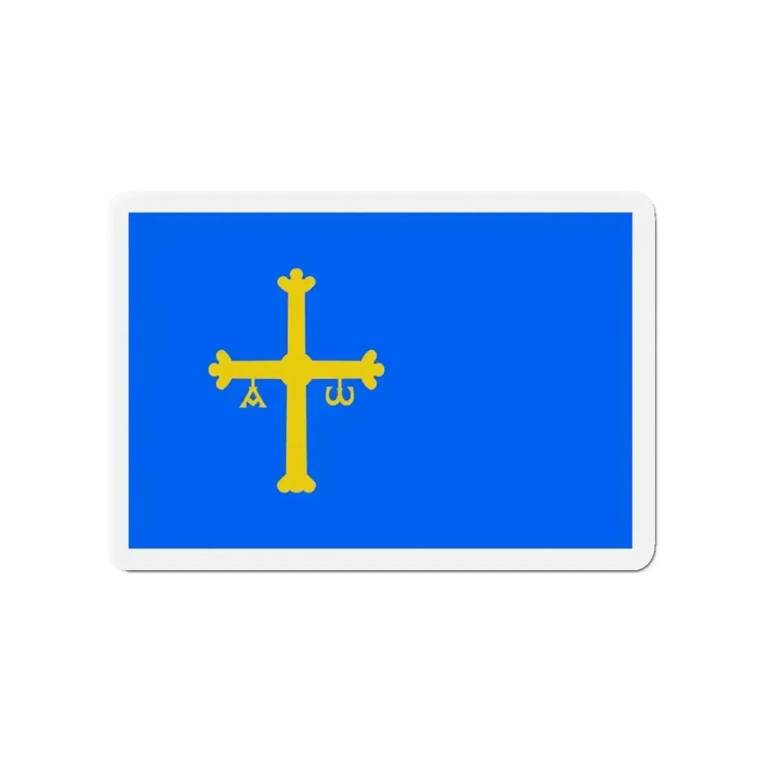 Flag of Asturias Spain - Refrigerator Magnet - The Sticker Space