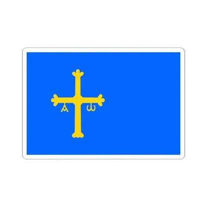 Flag of Asturias Spain - STICKER Vinyl Kiss-Cut Decal - The Sticker Space