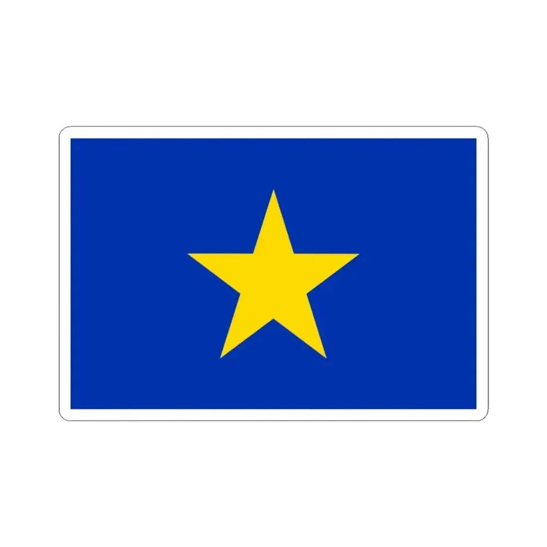 Flag of Atacama Chile (Chile) STICKER Vinyl Kiss-Cut Decal 3 Inch White - The Sticker Space