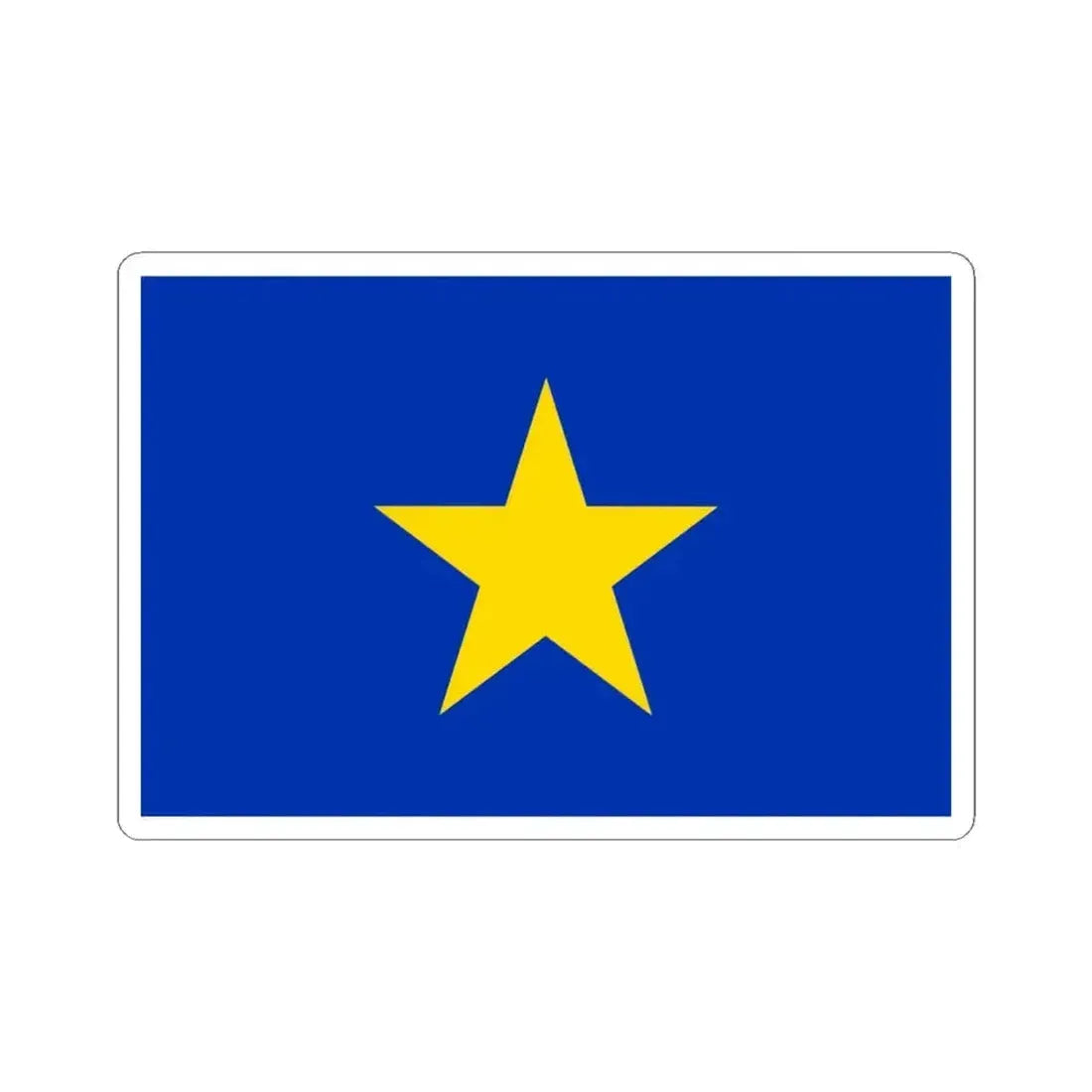 Flag of Atacama Chile (Chile) STICKER Vinyl Kiss-Cut Decal 4 Inch White - The Sticker Space