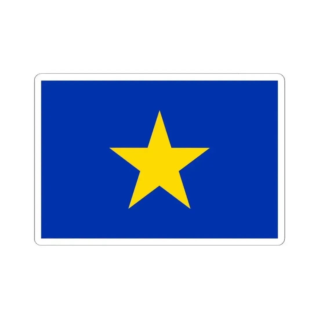 Flag of Atacama Chile (Chile) STICKER Vinyl Kiss-Cut Decal 6 Inch White - The Sticker Space