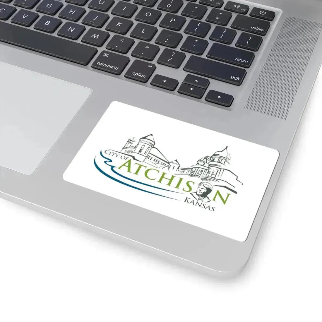 Flag of Atchison Kansas (United States) STICKER Vinyl Kiss-Cut Decal - The Sticker Space