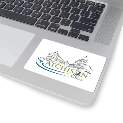 Flag of Atchison Kansas (United States) STICKER Vinyl Kiss-Cut Decal - The Sticker Space