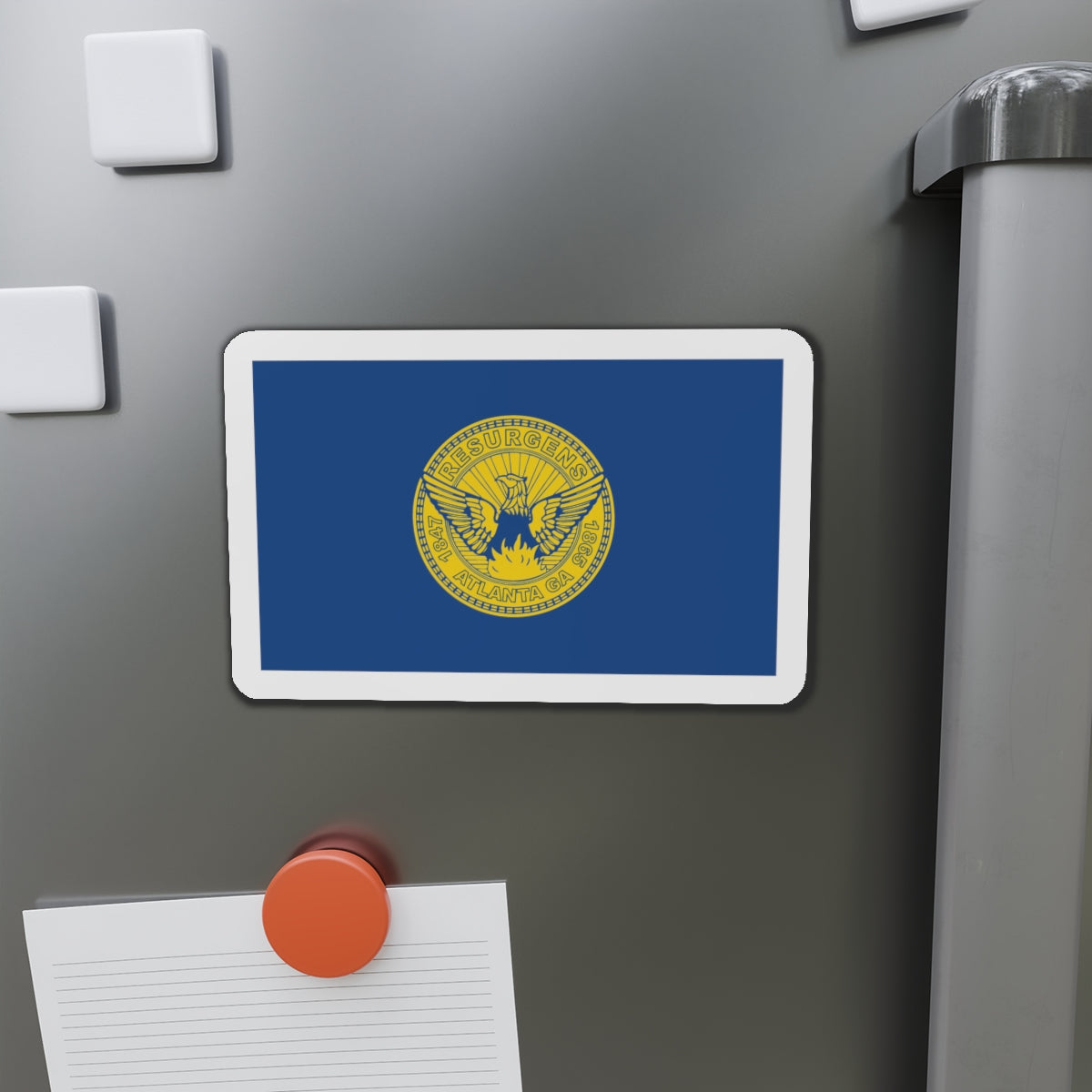 Flag of Atlanta - Die-Cut Magnet-The Sticker Space