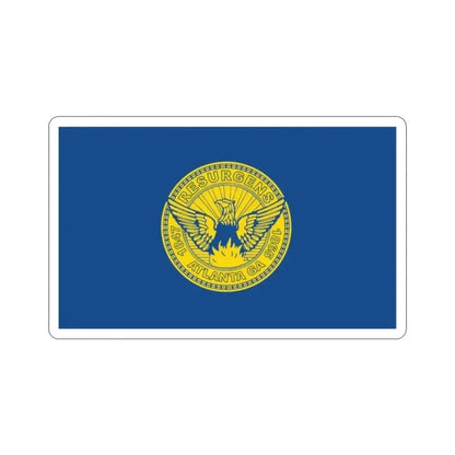 Flag of Atlanta GA USA STICKER Vinyl Die-Cut Decal - The Sticker Space