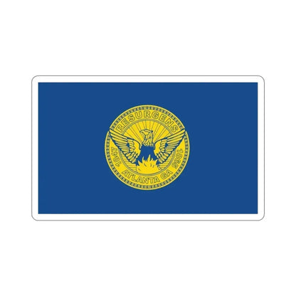Flag of Atlanta GA USA STICKER Vinyl Die-Cut Decal - The Sticker Space