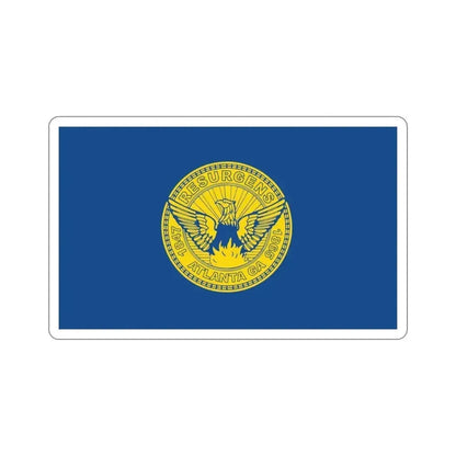Flag of Atlanta GA USA STICKER Vinyl Die-Cut Decal - The Sticker Space