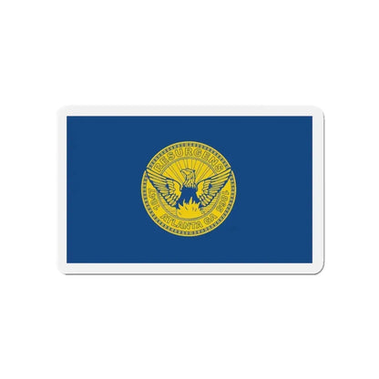Flag of Atlanta - Refrigerator Magnet 4 Inch - The Sticker Space