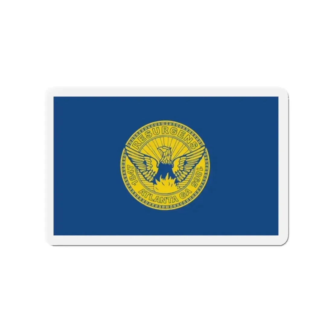 Flag of Atlanta - Refrigerator Magnet - The Sticker Space