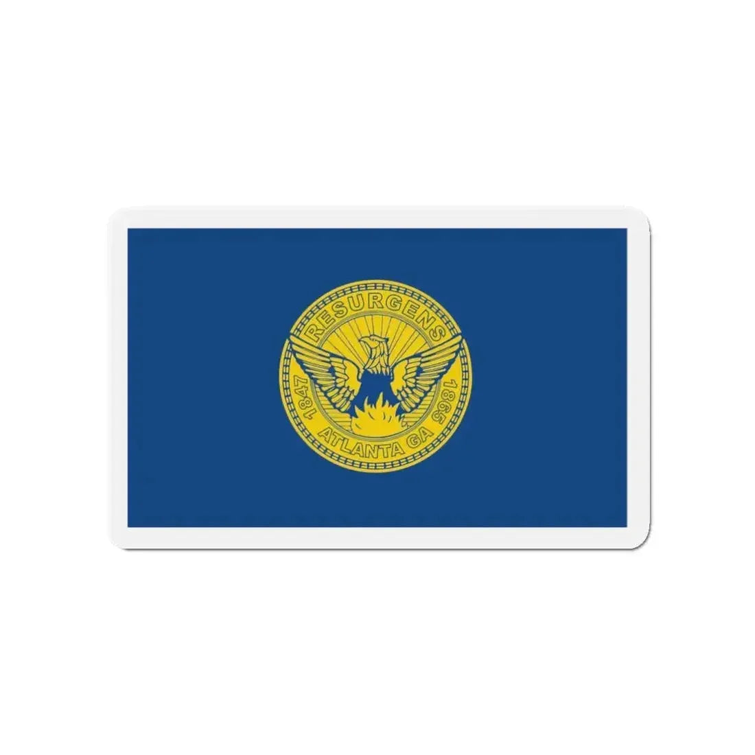 Flag of Atlanta - Refrigerator Magnet - The Sticker Space