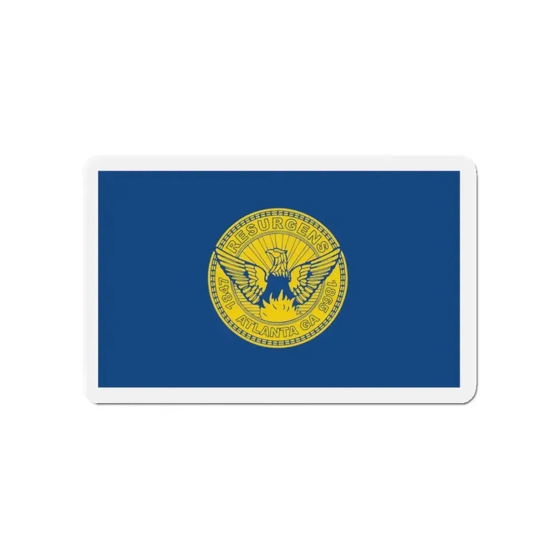 Flag of Atlanta - Refrigerator Magnet - The Sticker Space